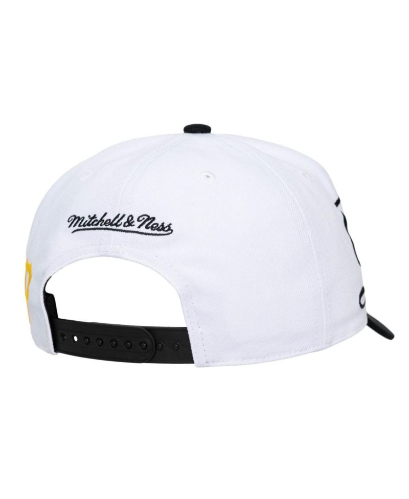 Men's and Women's White/Black Pittsburgh Pirates XL Script Pro Crown Adjustable Hat