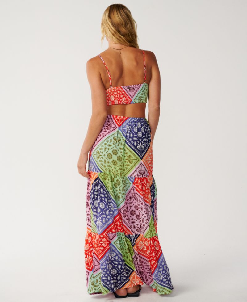 Women's Bossa Nova Floral-Print Sleeveless Maxi Dress