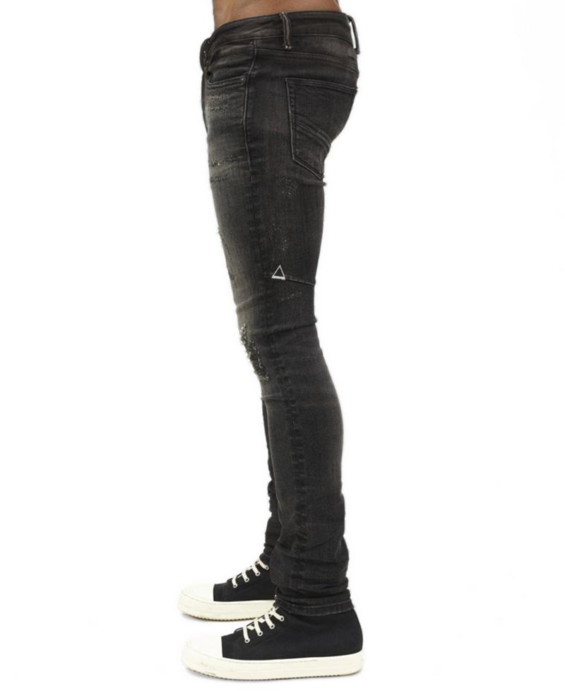 Men's Strat Super Skinny Stretch Low-Rise Jeans
