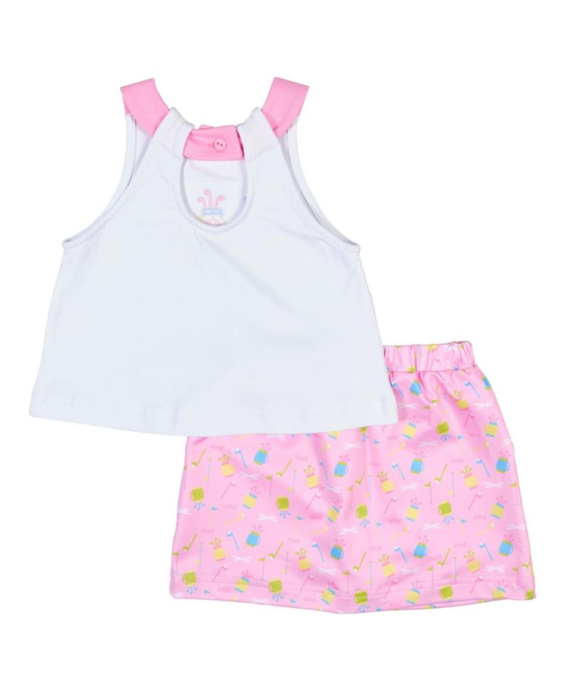 Big Girl Top And Skort Set With Golf