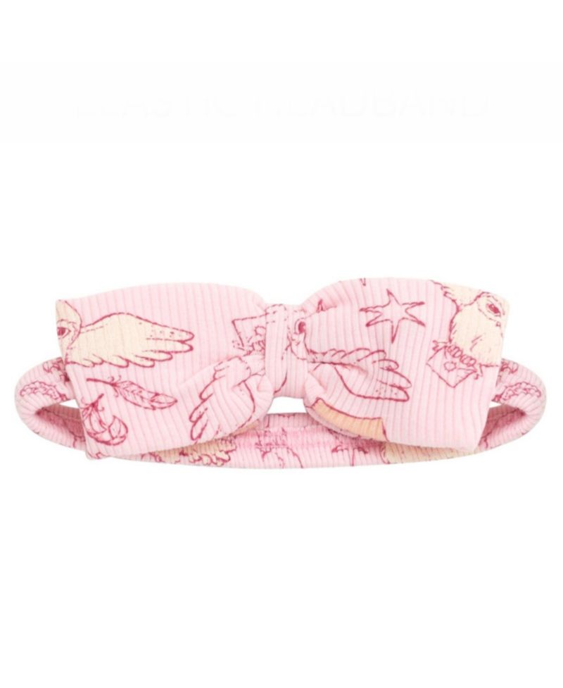Baby Girls' Hedwig Short-Sleeve Ruffled-Shoulder Bodysuit, Shorts, and Headband, 3-Piece Set