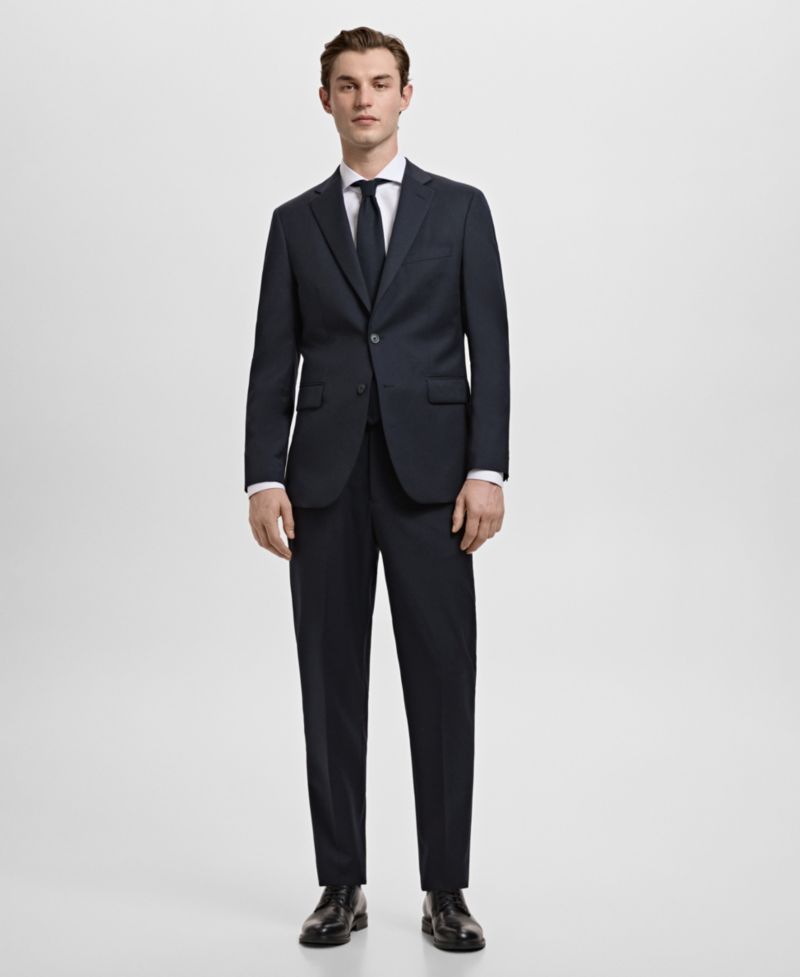 Men's Slim-Fit Cotton Dress Shirt
