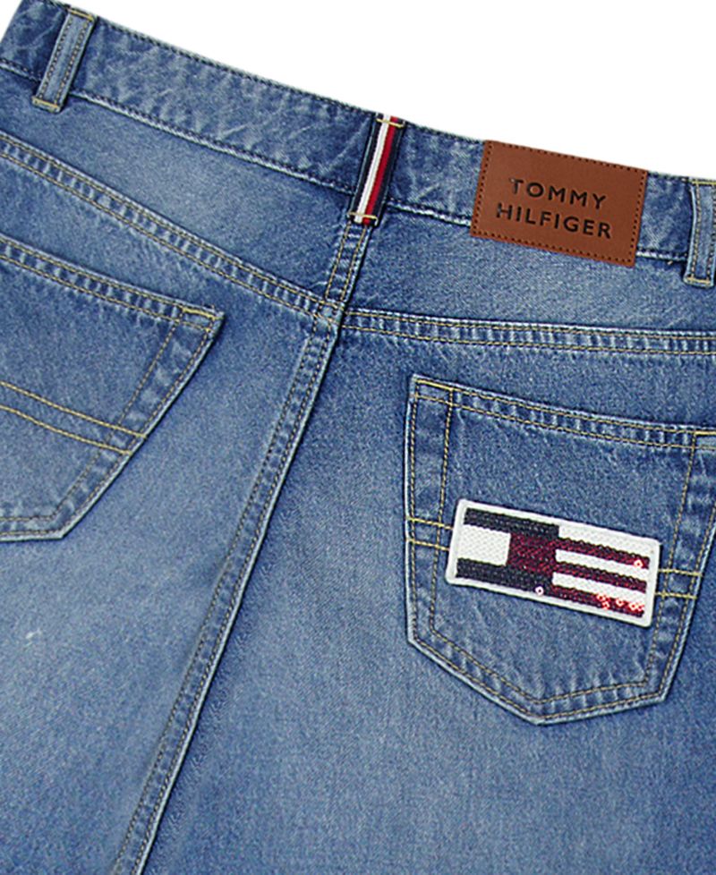 Girls' 7-16 Wide-Leg Jeans