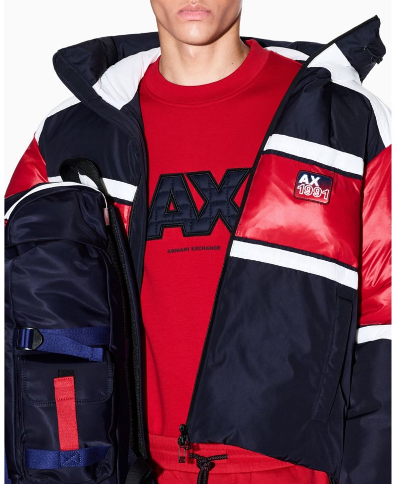 Men's Logo Quilted Crewneck Sweatshirt