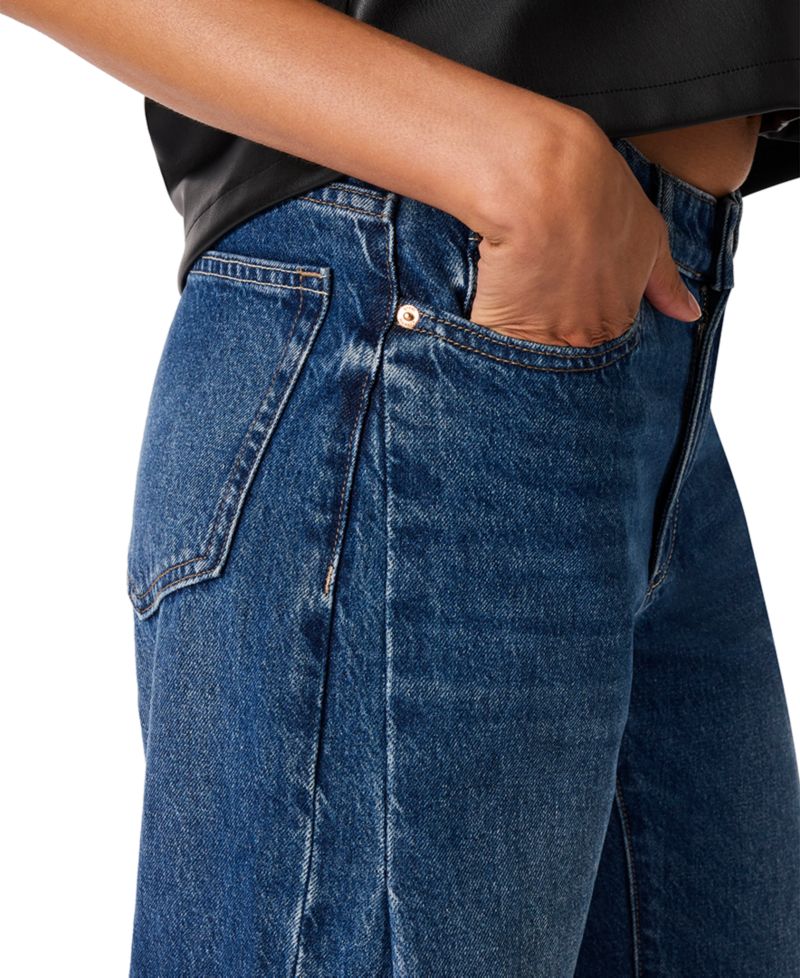 Women's Goldie Jean Mid-Rise Wide-Leg Flare Jeans