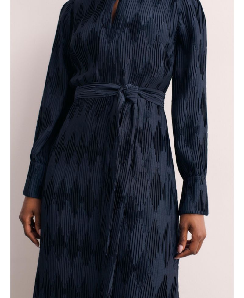 Women's Aurellie Long Sleeve Tie Waist Dress