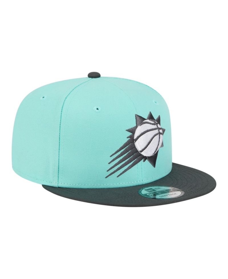 Men's Turquoise/Charcoal Phoenix Suns Color Pack Two-Tone 9FIFTY Snapback Hat