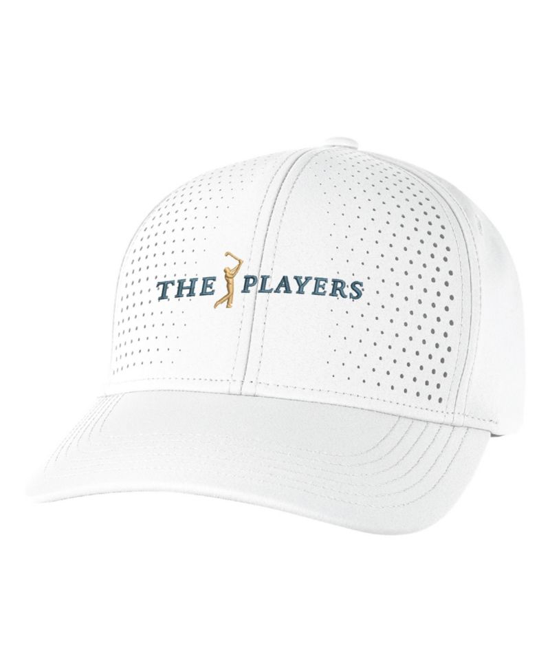 Men's White THE PLAYERS Goldman Airflow Adjustable Hat