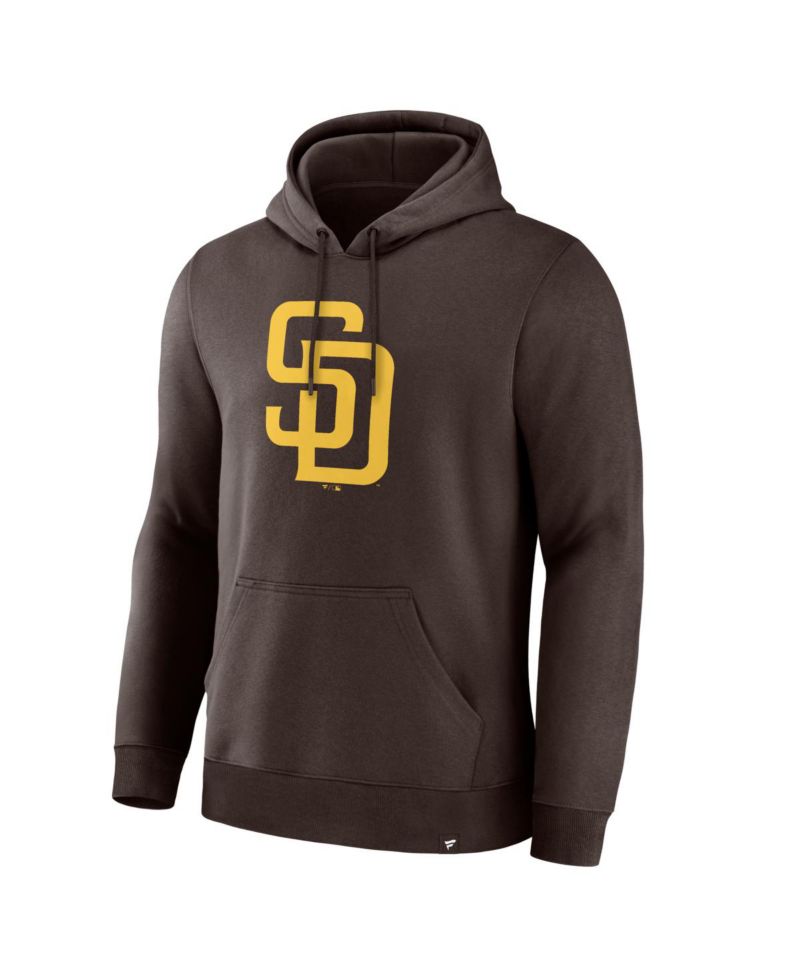 Men's Brown San Diego Padres Primary Logo Legacy Hoodie