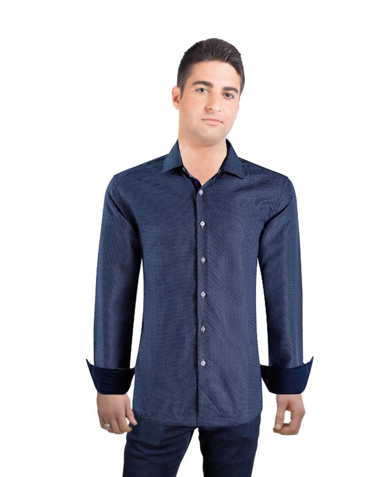 Men's Slim Fit Honeycomb Shirt