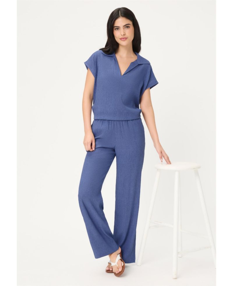 Women's Soft Crinkle Blouse