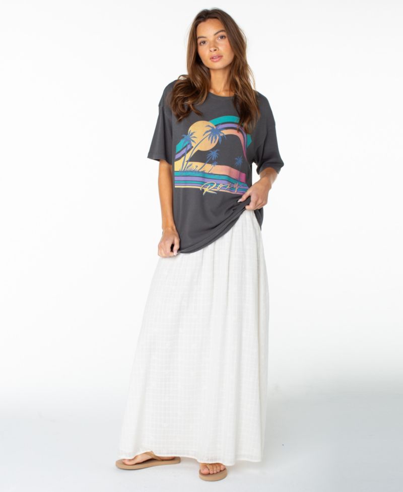 Women's Heatwave Graphic Oversized Drop-Shoulder T-Shirt