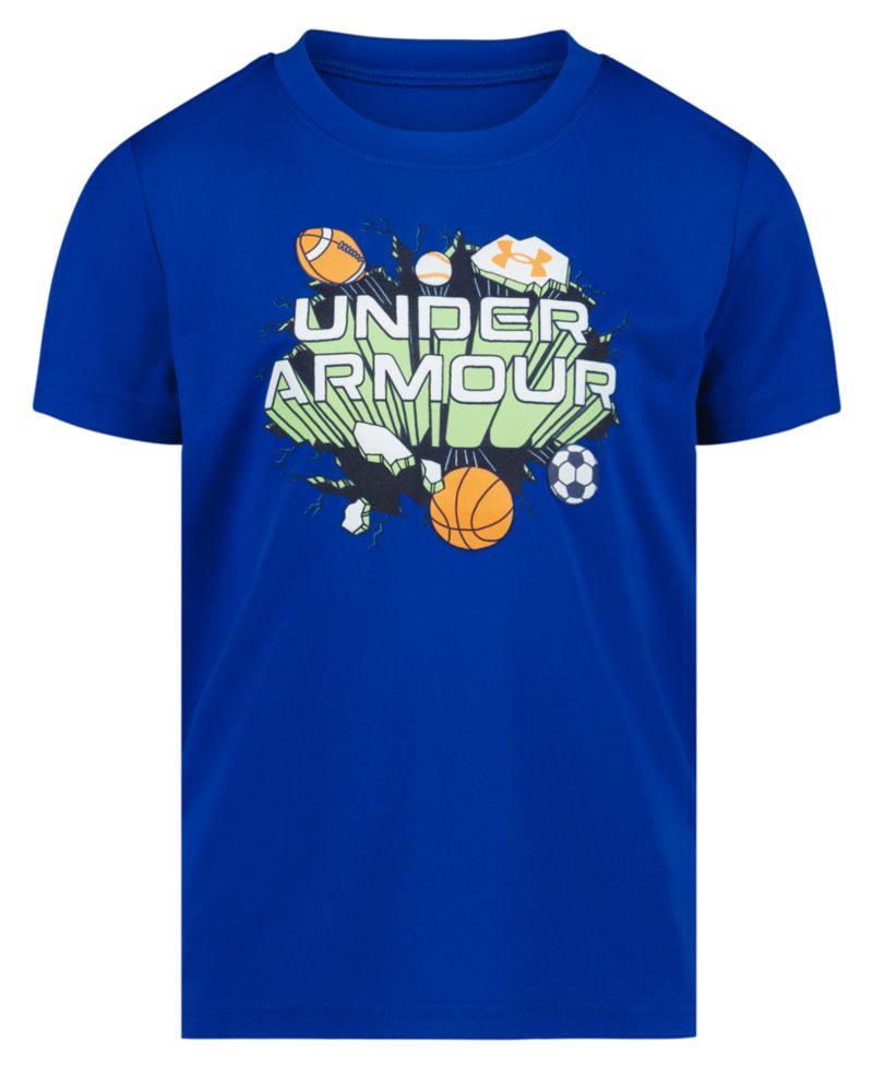 Boys' 2T-7 Tech Sports Burst Short-Sleeve T-Shirt