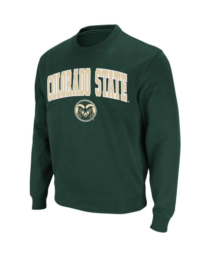 Men's Colorado State Rams Arch & Logo Tackle Twill Pullover Sweatshirt