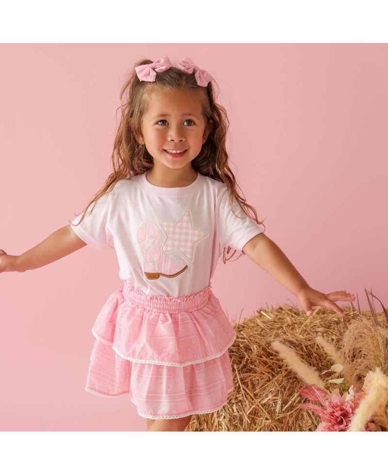 Little Girls Bandana Western Skirts
