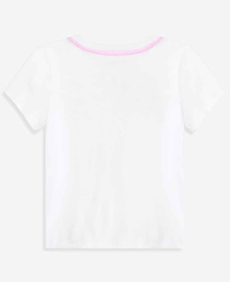 Girls' 12M-5T Crochet Butterflies Tee