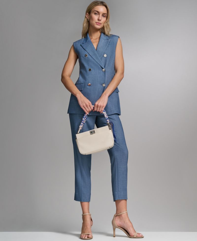 Petite High-Waisted Modern-Fit Pants