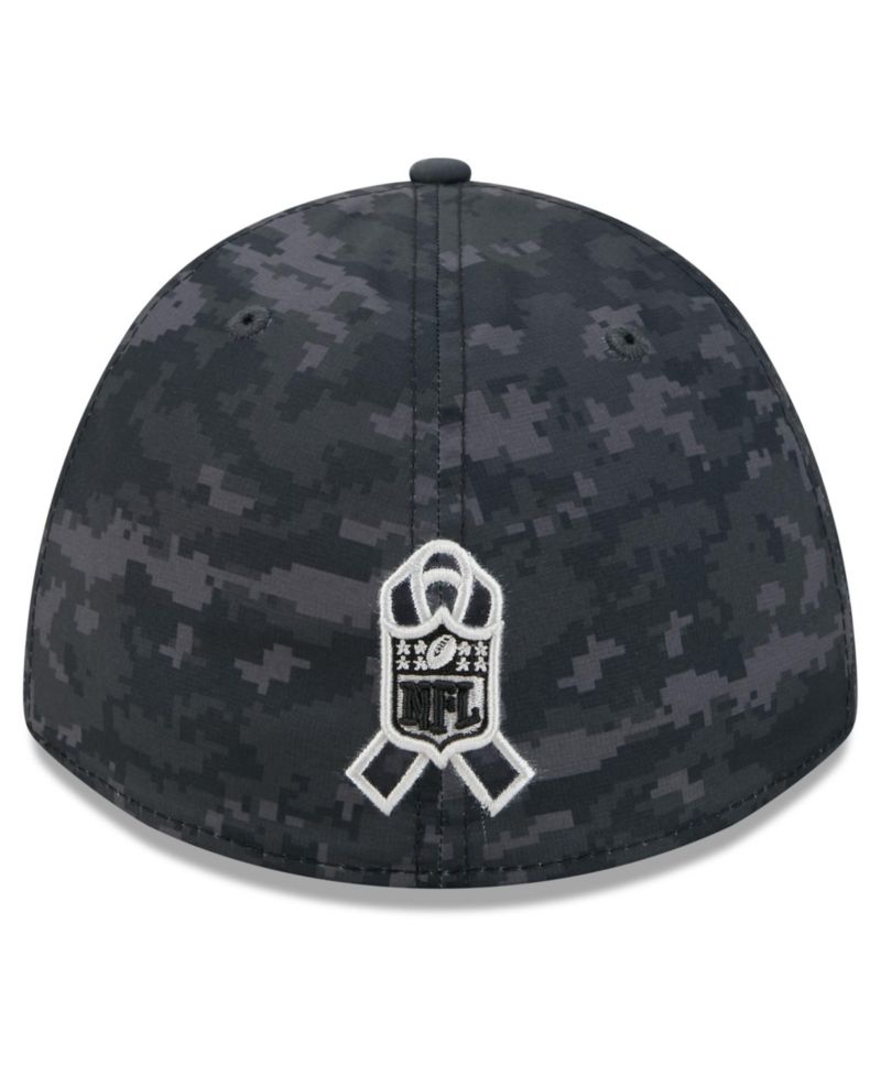 Men's Black Cincinnati Bengals 2026 Salute to Service 39THIRTY Flex Hat