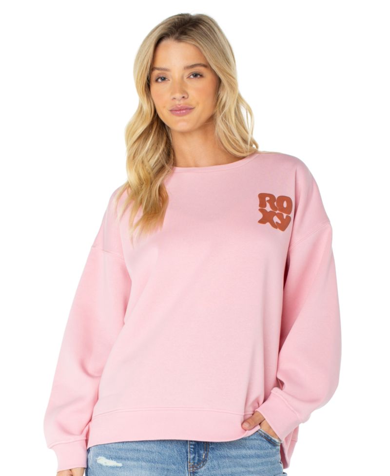 Women's Morning Stroll Graphic Fleece Crewneck Sweatshirt