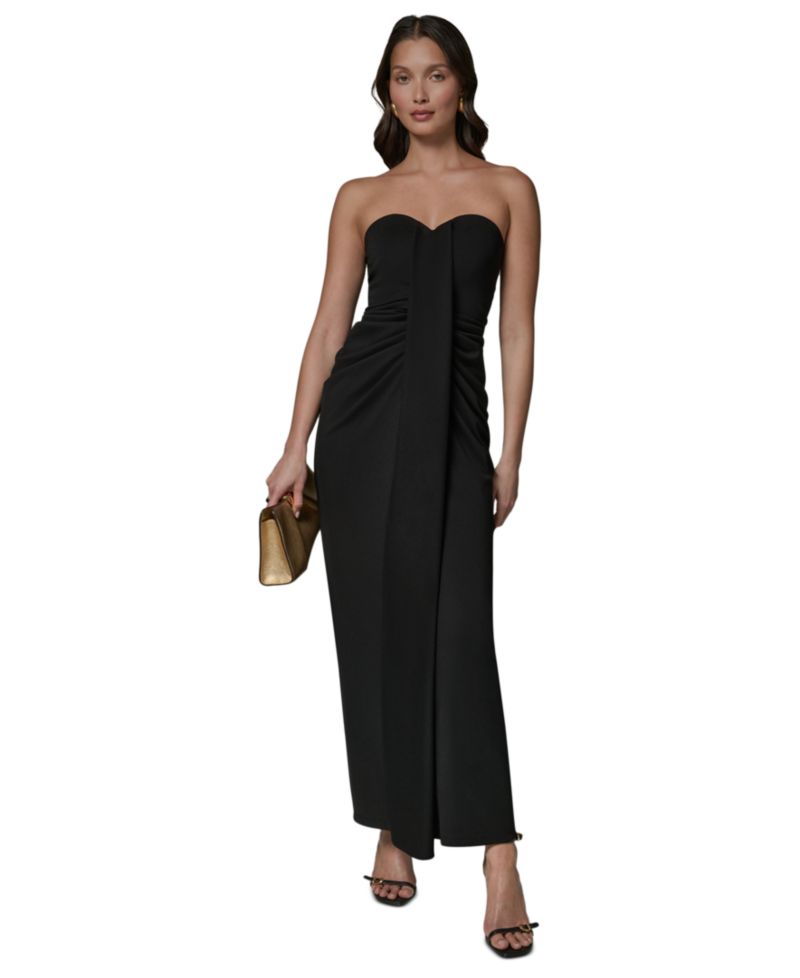 Petite Strapless Sweetheart Maxi Dress