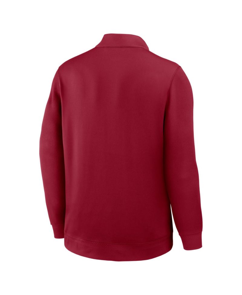 Men's Cardinal USC Trojans 2025 Coaches Premium Dri-FIT Half-Zip Pullover Sweatshirt