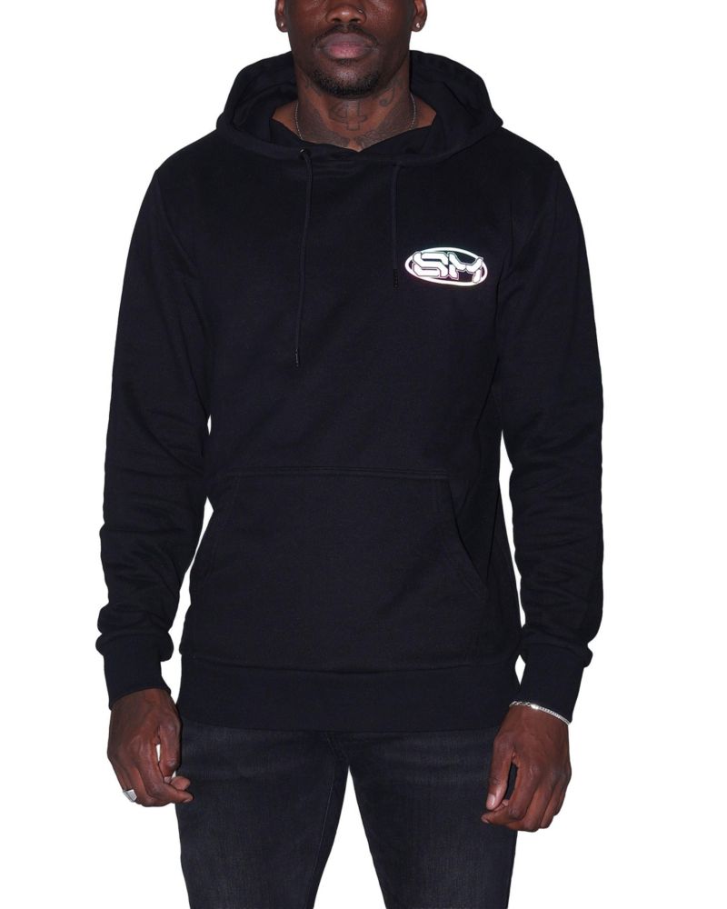 Men's New Age Rage Motors Hoodie Sweatshirt - Black/3M S