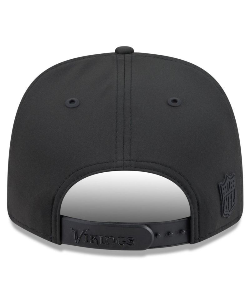 Men's Black Minnesota Vikings 2026 Sideline 9SEVENTY Adjustable Hat