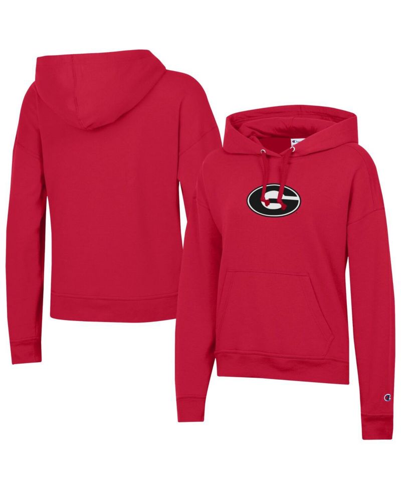 Women's Red Georgia Bulldogs Power Blend Fleece Hoodie