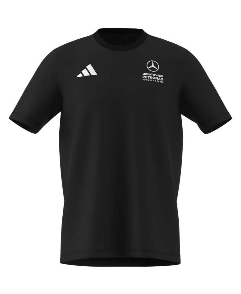 Men's Black Mercedes-AMG Petronas F1 Team Italy T-Shirt