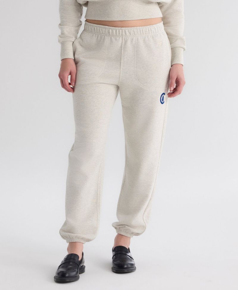 Women's Chicago Cubs Iconic High-Rise Tapered-Leg Track Pants