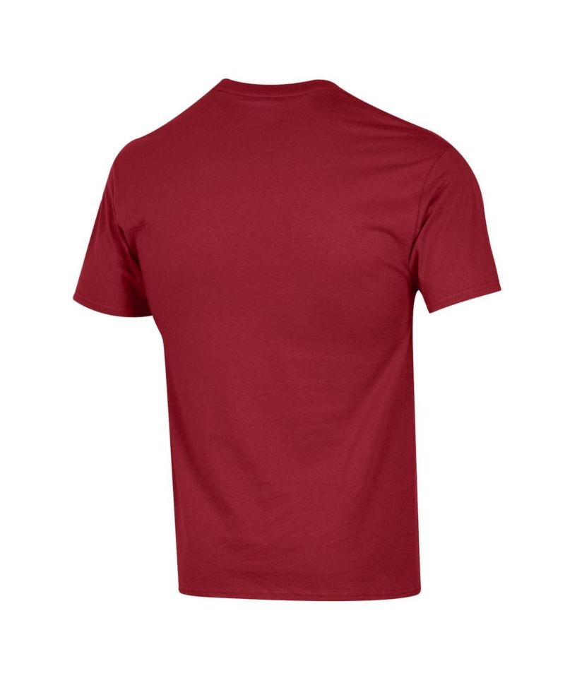 Men's Crimson Alabama Crimson Tide Arched Logo T-Shirt