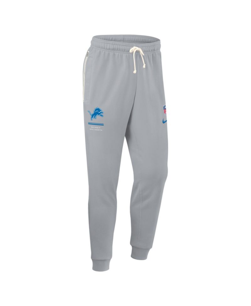 Men's Gray Detroit Lions Sideline Standard Issue Dri-FIT Taper Pants