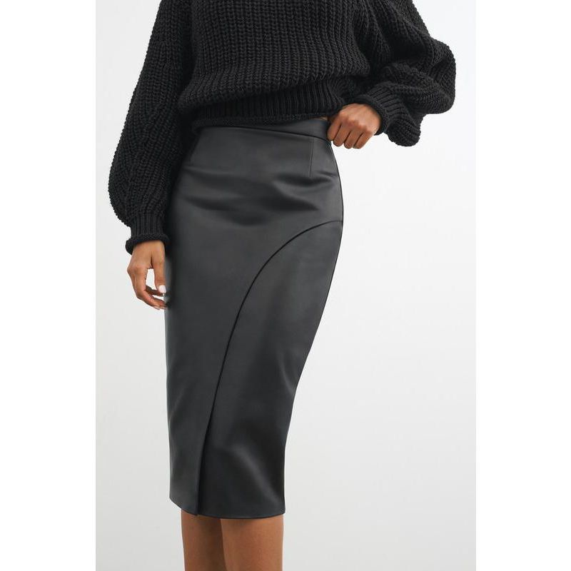 Women's Nyssa Knee-Length Wrap Pencil Skirt