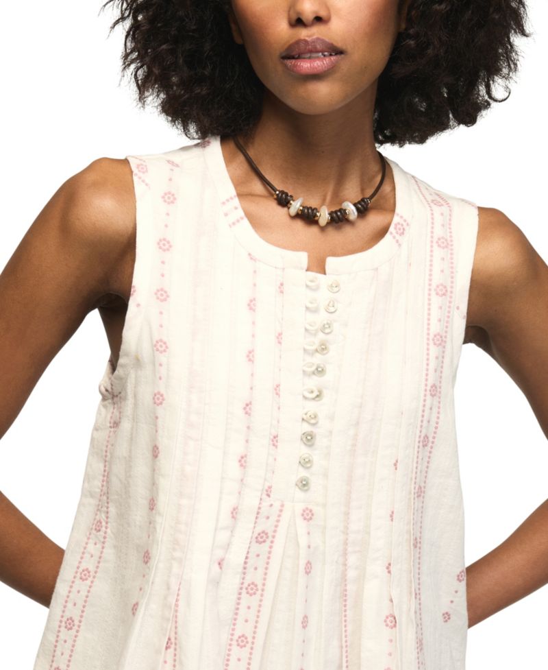 Women's Pintuck Sleeveless Mini Dress