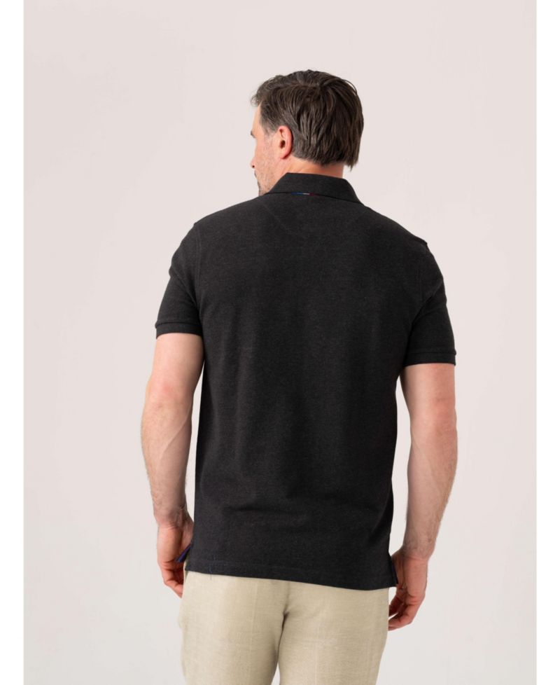 Men's Pique Cotton Short Sleeve Polo Shirt
