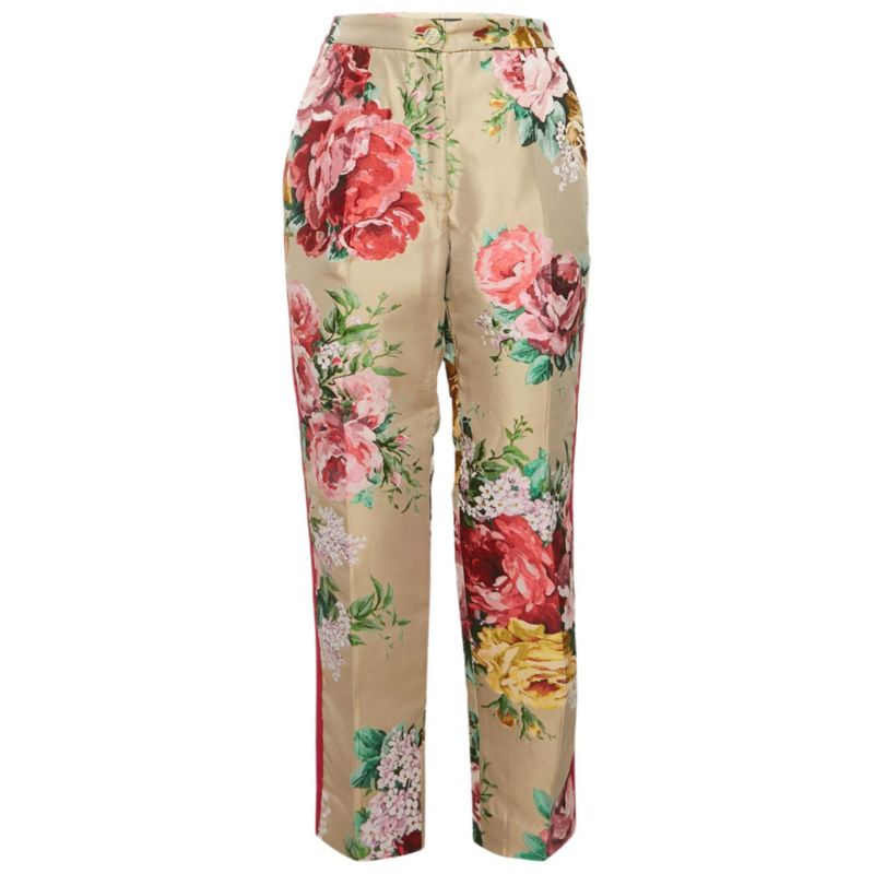 Women's Floral Jacquard Tailored Pants