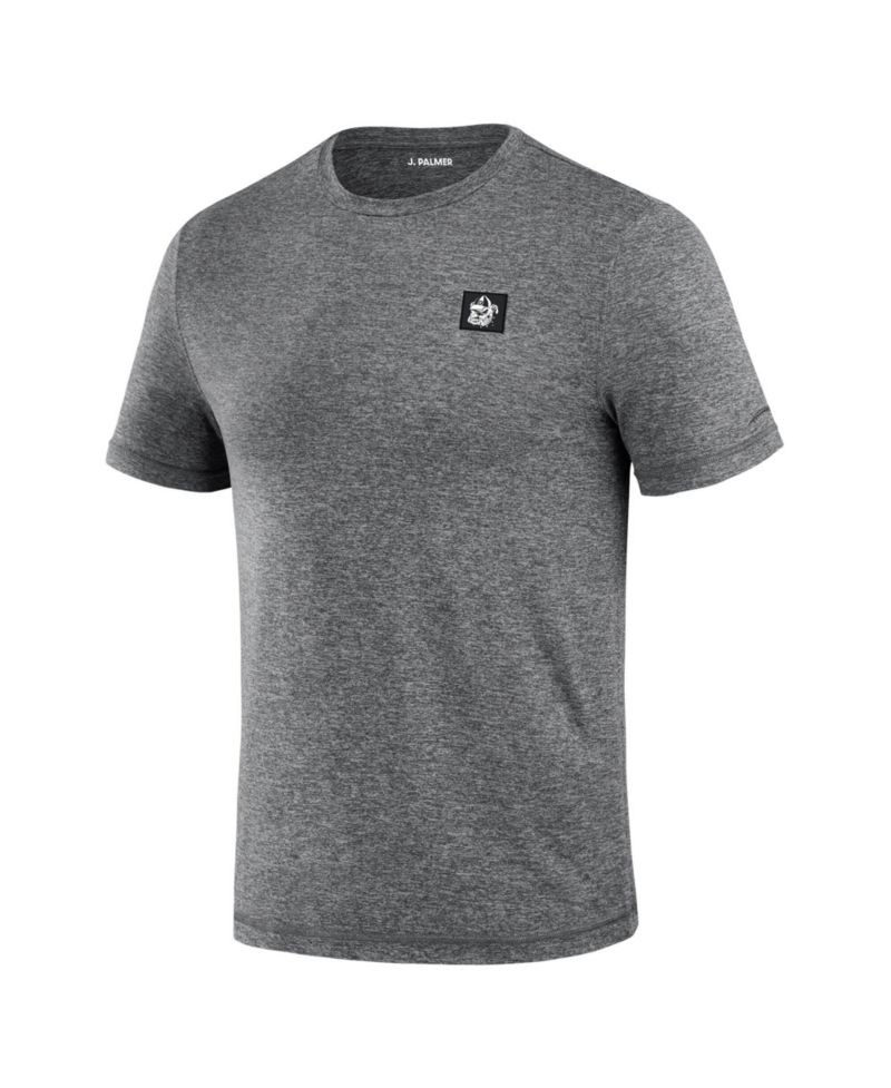 Men's Heather Black Georgia Bulldogs Four Down T-Shirt