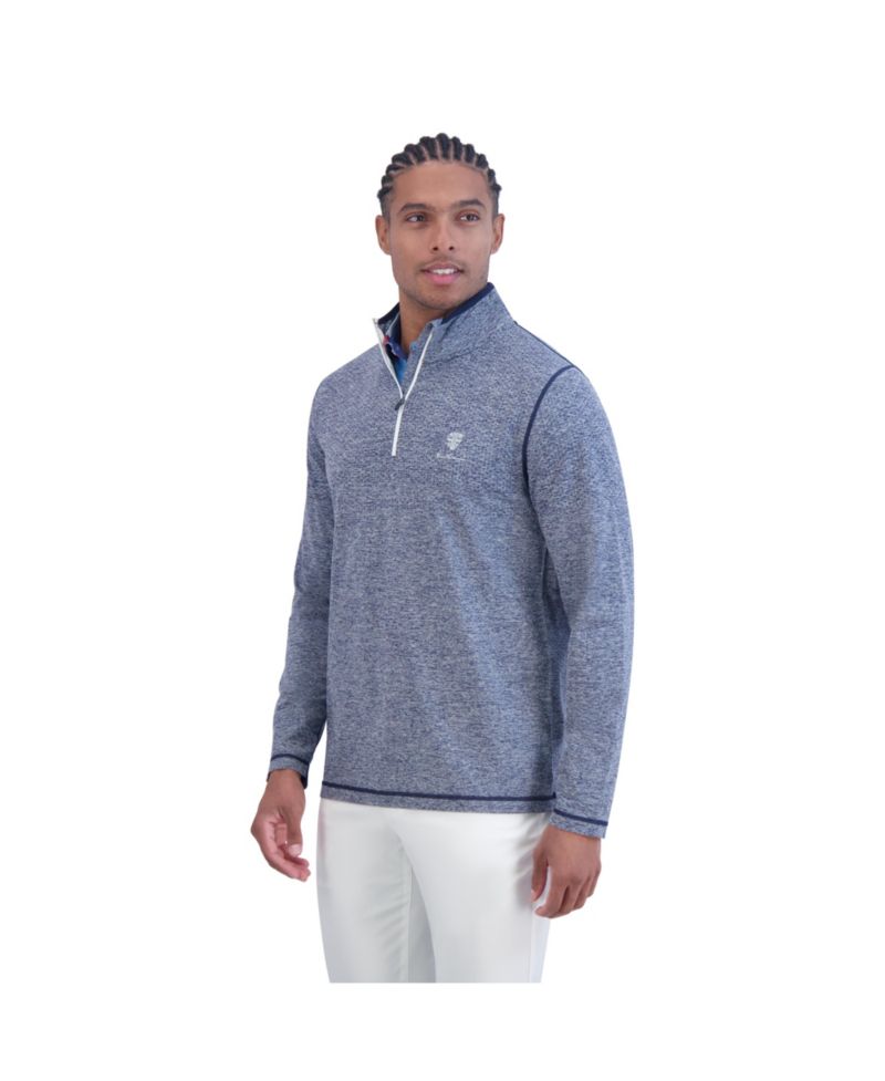 Men's Seamless Knit Quarter Zip Sweatshirt