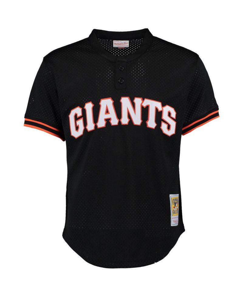 Men's Matt Williams Black San Francisco Giants Cooperstown Mesh Batting Practice Jersey