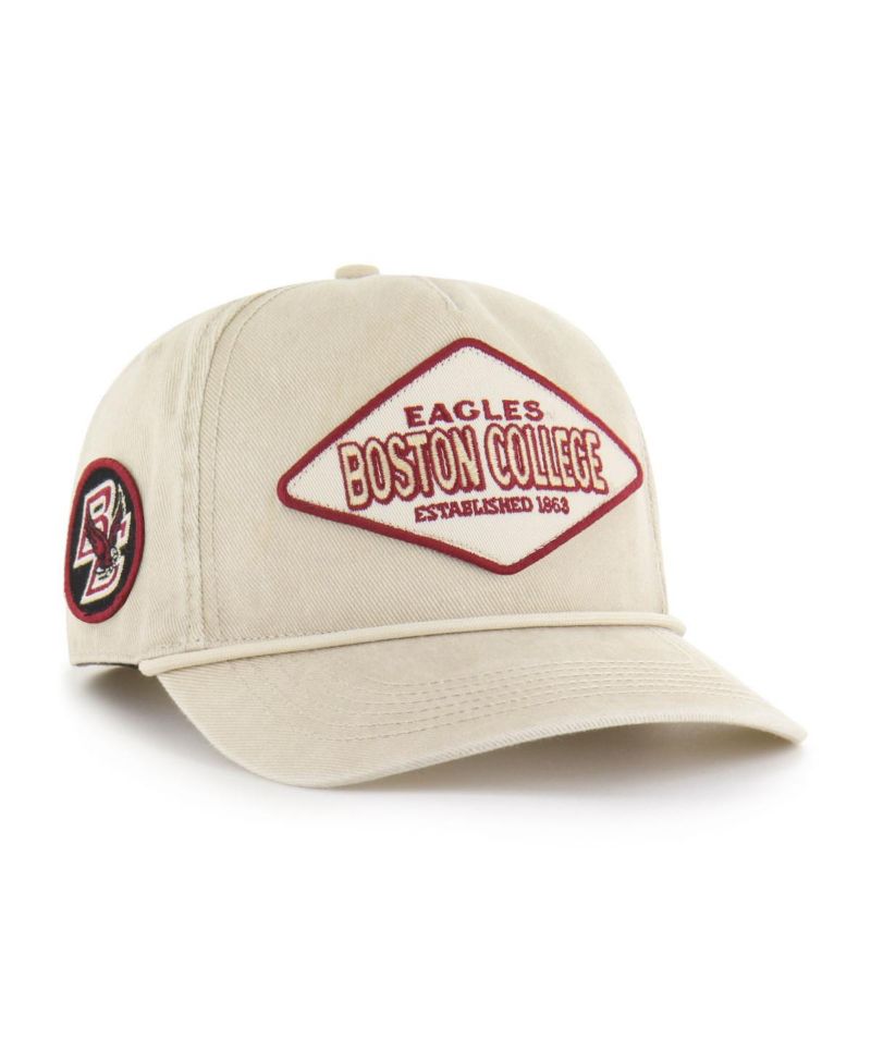 Men's and Women's Cream Boston College Eagles Outdoorsmen Cairn Hitch Adjustable Hat