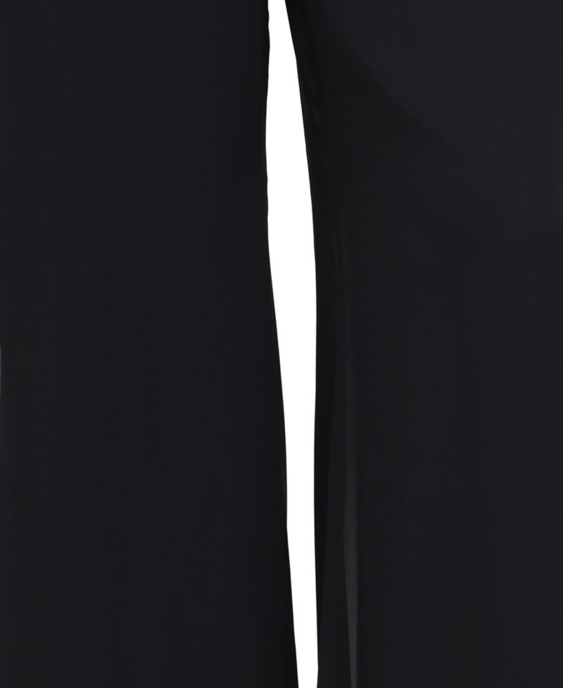 Petite Chiffon Wide-Leg Pull-On Pants