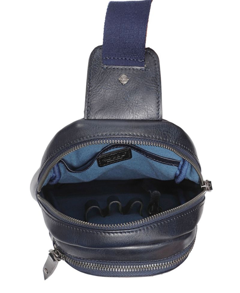 Sun-Wing Leather Sling Bag