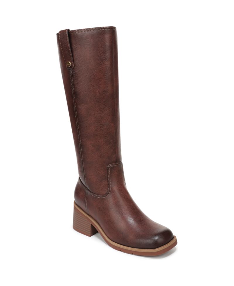 Women's Joplin Block Heel Riding Tall Boots, Regular & Wide Calf