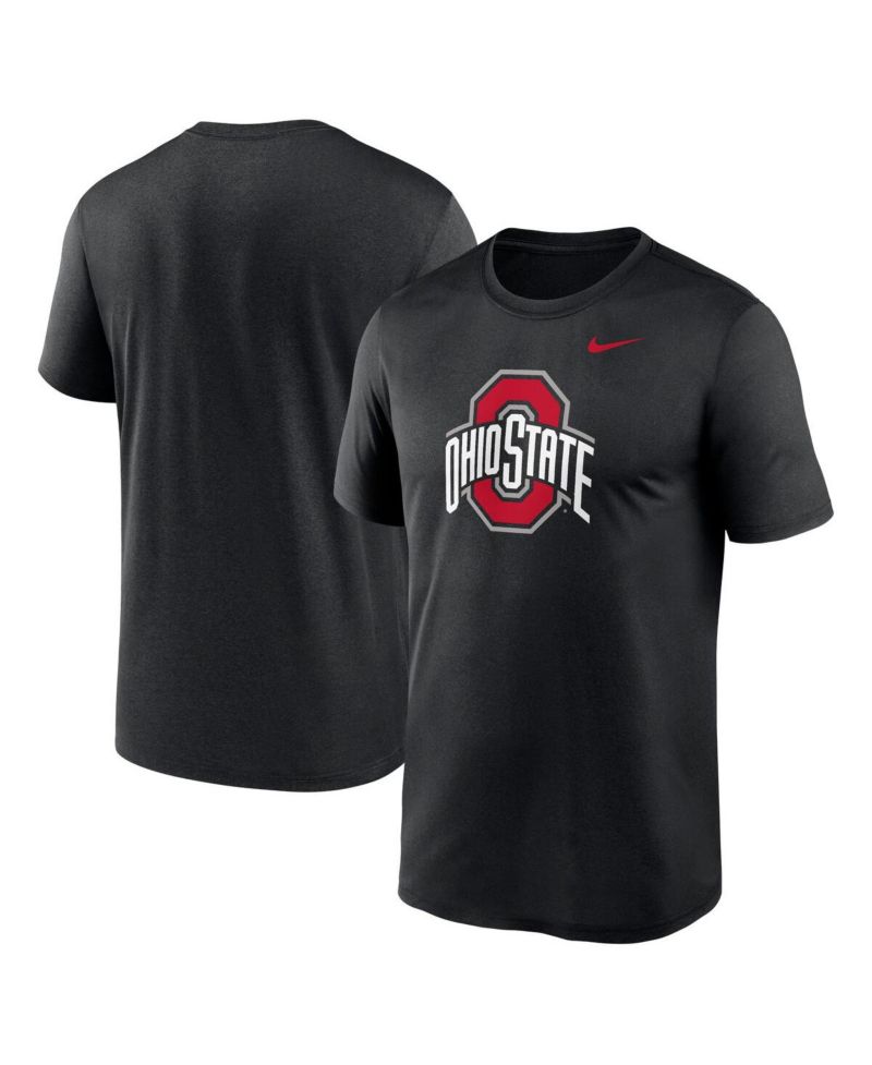 Men's Black Ohio State Buckeyes Primetime Legend Logo T-Shirt