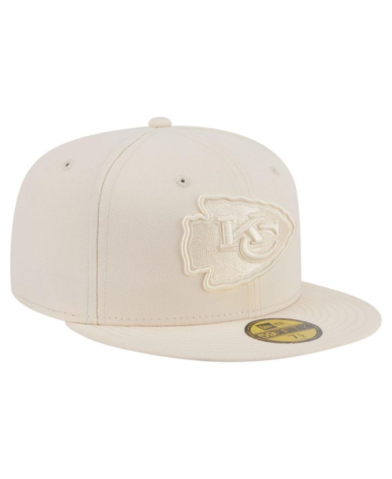 Men's Cream Kansas City Chiefs Color Pack 59FIFTY Fitted Hat