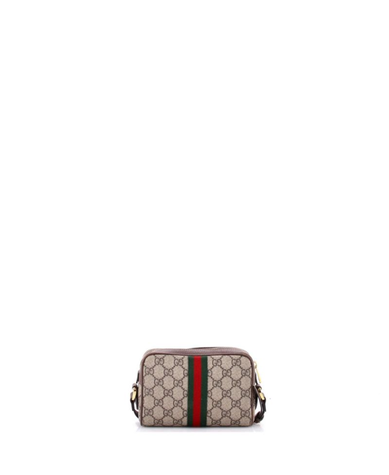 Mini Ophidia Shoulder Bag GG Coated Canvas
