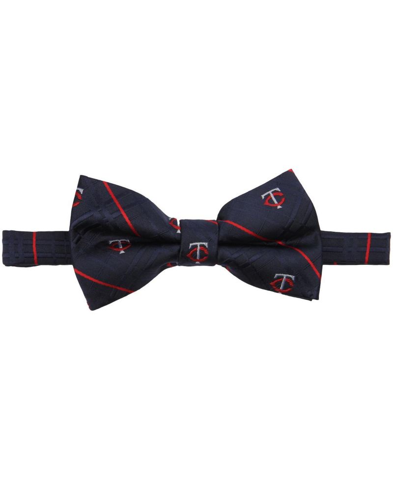 Men's Navy Minnesota Twins Oxford Bow Tie
