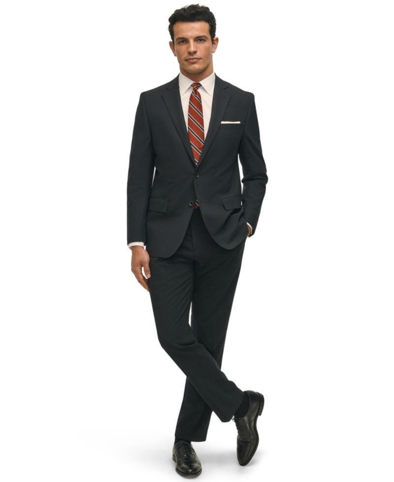 Men's Classic-Fit Stretch Wool Blend Suit Separates Pant