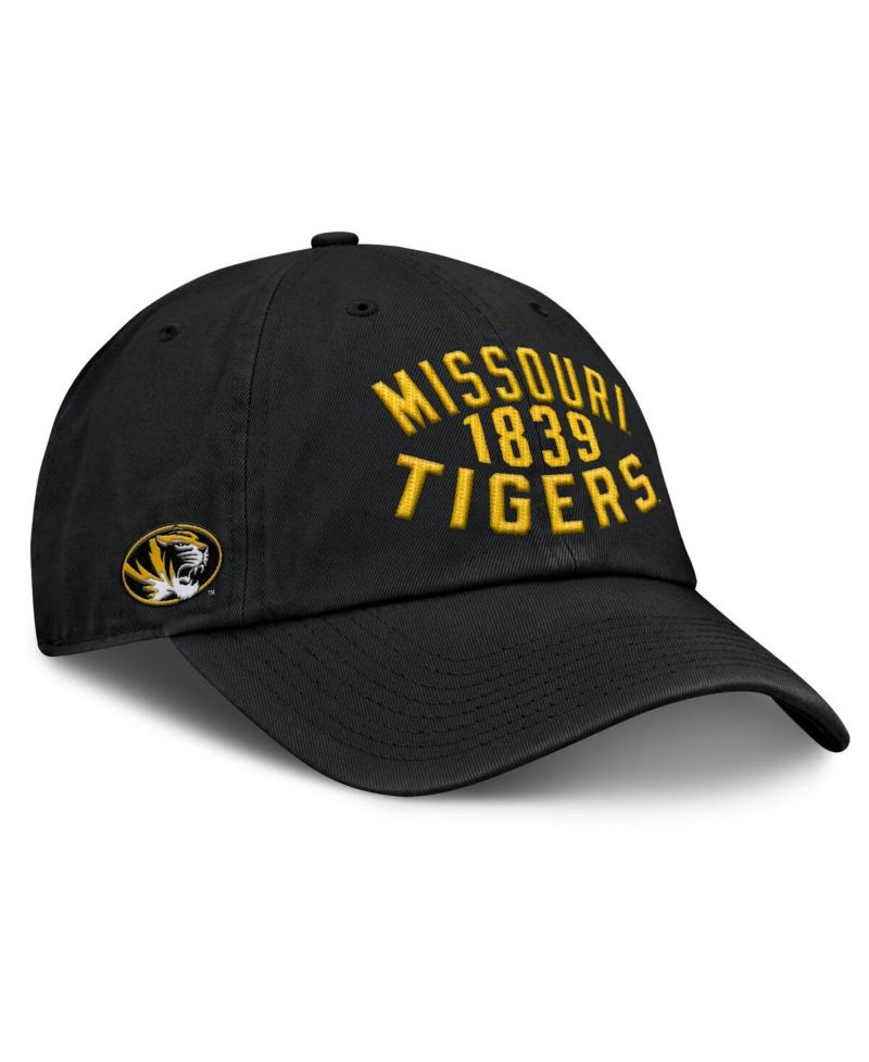 Men's Black Missouri Tigers Archer Adjustable Hat