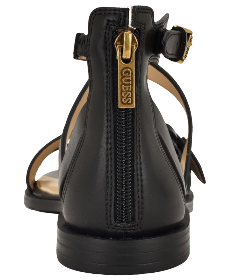 Women's Yaris Strappy Buckles Gladiator Flat Sandals